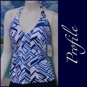 NWT Profile Tankini top size 40D
